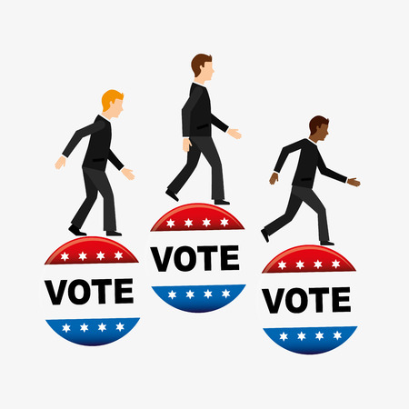 election season design, vector illustration eps10 graphicのイラスト素材