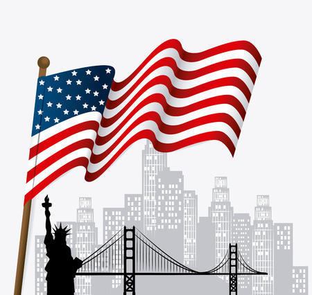United states of america patriotist design, vector illustration eps 10.のイラスト素材