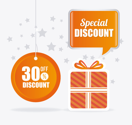 Shopping special offers, discounts and promotions design, vector illustration eps 10.のイラスト素材