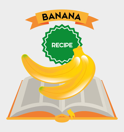 fruit recipe book design, vector illustration eps10 graphicのイラスト素材