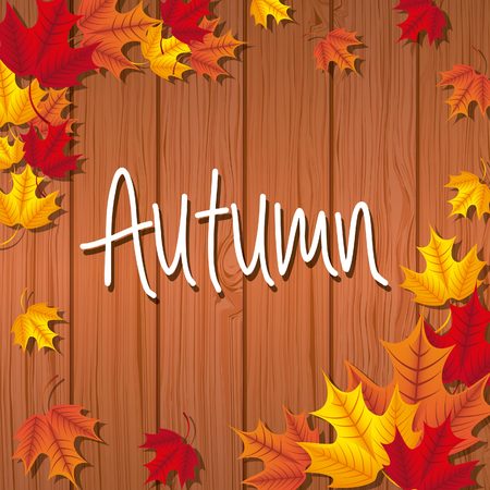 autum season design, vector illustration eps10 graphicのイラスト素材