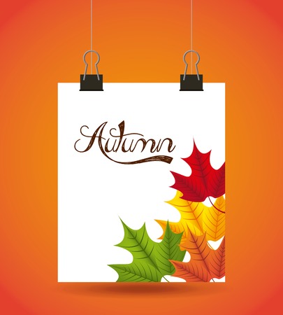autum season design, vector illustration eps10 graphicのイラスト素材