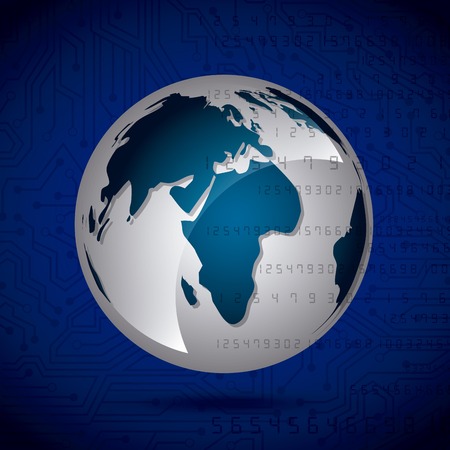 tech world design, vector illustration eps10 graphicのイラスト素材