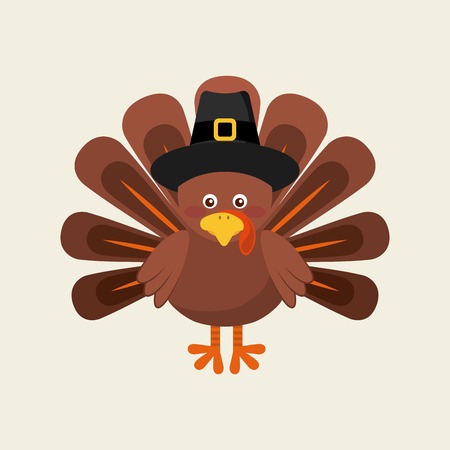 happy thanksgiving design, vector illustration eps10 graphicのイラスト素材