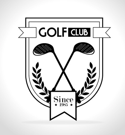 Golf sport design theme, vector illustration eps 10.のイラスト素材