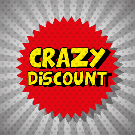 Pop art and comic bubbles colorful design, vector illustration.のイラスト素材