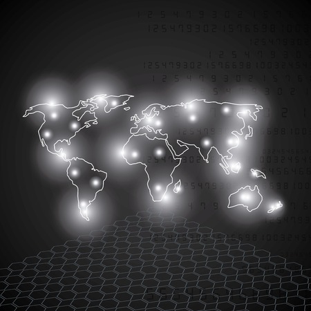 world tech design, vector illustration eps10 graphicのイラスト素材