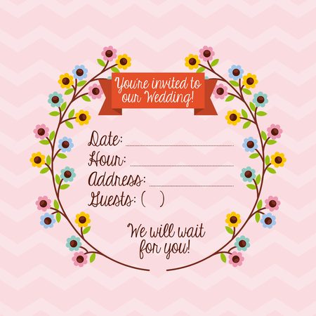 invitation card design, vector illustration eps10 graphicのイラスト素材