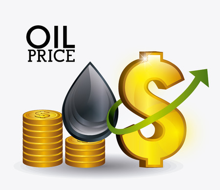 Oil prices industry design, vector illustration eps10のイラスト素材