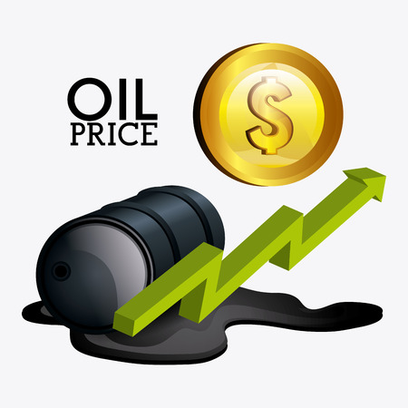 Oil prices industry design, vector illustration eps10のイラスト素材