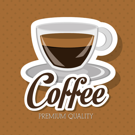 delicious coffee design, vector illustration eps10 graphicのイラスト素材