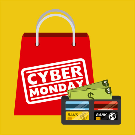 cyber monday design, vector illustration   graphicのイラスト素材