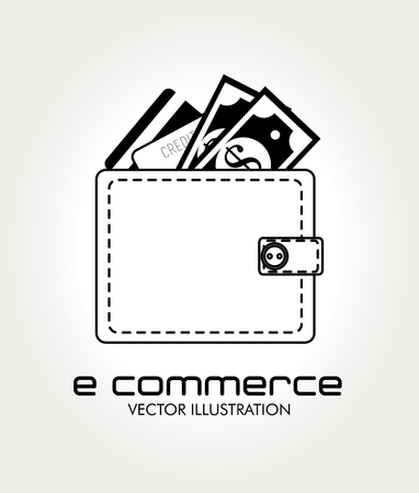 e-commerce shopping online design, vector illustration   graphicのイラスト素材