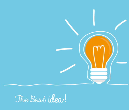 the best idea design, vector illustration   graphicのイラスト素材