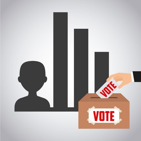 democratic election designのイラスト素材