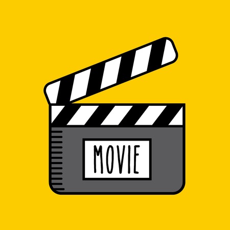 entertaining movie design のイラスト素材