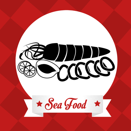 sea food design のイラスト素材