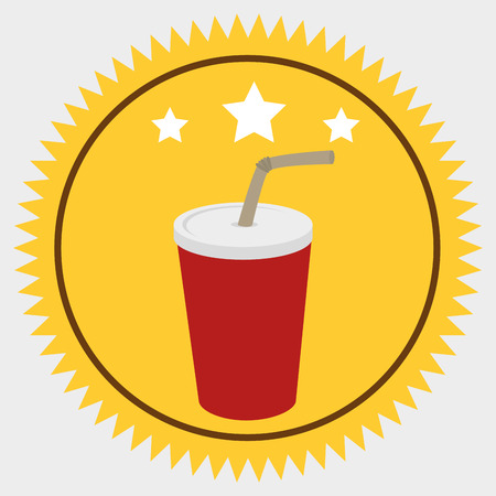delicious fast food design のイラスト素材