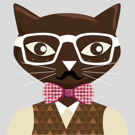 pet hipster style design のイラスト素材
