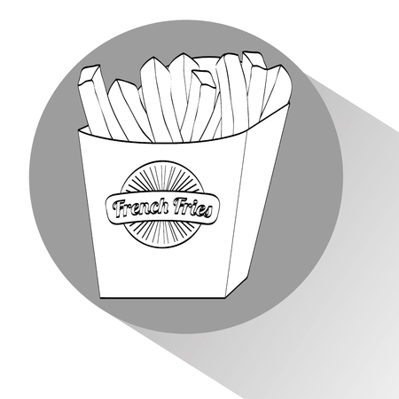 delicious fast food design のイラスト素材