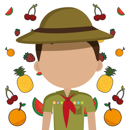 kids nutrition design のイラスト素材