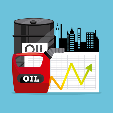 oil prices design, vector illustration eps10 graphicのイラスト素材