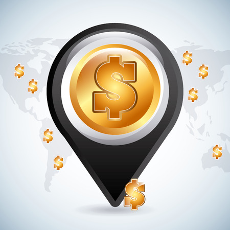 global economy design, vector illustration eps10 graphicのイラスト素材