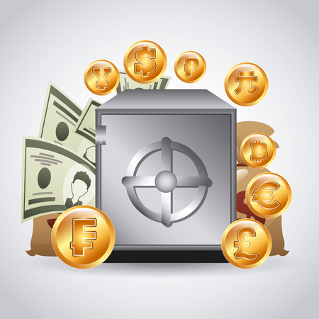 global economy design, vector illustration eps10 graphicのイラスト素材