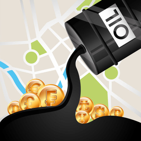 oil prices design, vector illustration eps10 graphicのイラスト素材