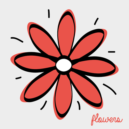 beautiful floral design , vector illustration eps10 graphicのイラスト素材