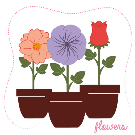 beautiful floral design , vector illustration eps10 graphicのイラスト素材
