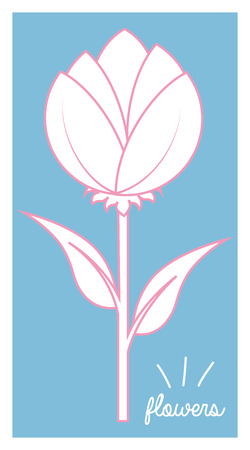 beautiful floral design , vector illustration eps10 graphicのイラスト素材