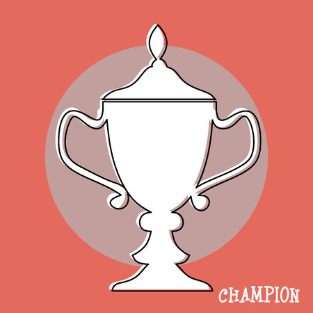 champions award design, vector illustration eps10 graphicのイラスト素材