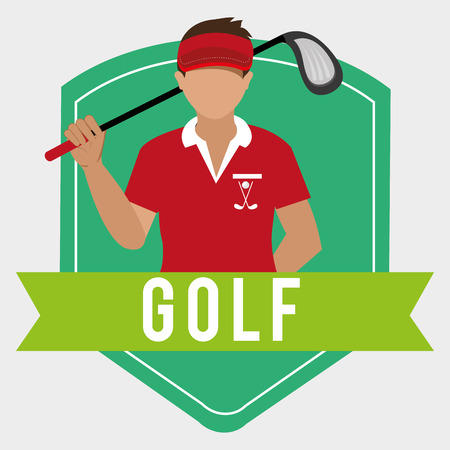 golf club design, vector illustration eps10 graphicのイラスト素材