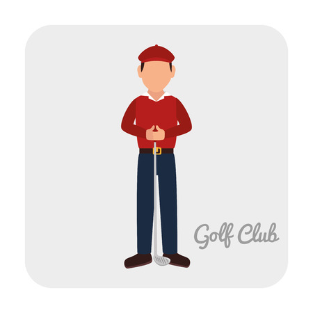 golf club design, vector illustration eps10 graphicのイラスト素材