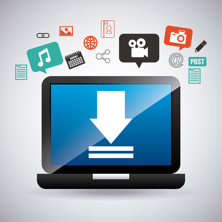 social media design, vector illustration eps10 graphicのイラスト素材