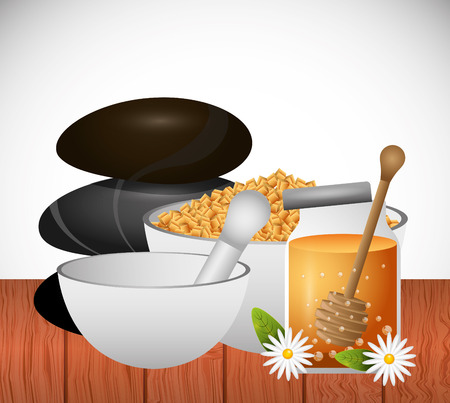 spa zone design, vector illustration eps10 graphicのイラスト素材