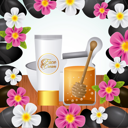 spa zone design, vector illustration eps10 graphicのイラスト素材