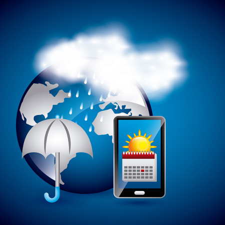 online weather design, vector illustration eps10 graphicのイラスト素材