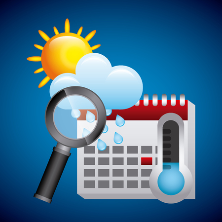 online weather design, vector illustration eps10 graphicのイラスト素材