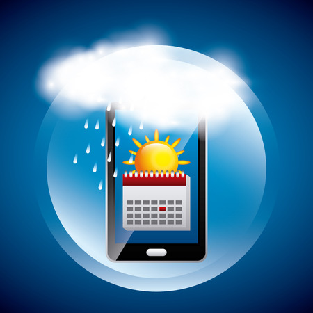 online weather design, vector illustration eps10 graphicのイラスト素材