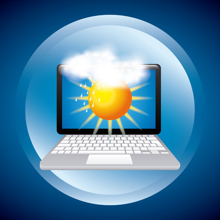 online weather design, vector illustration eps10 graphicのイラスト素材