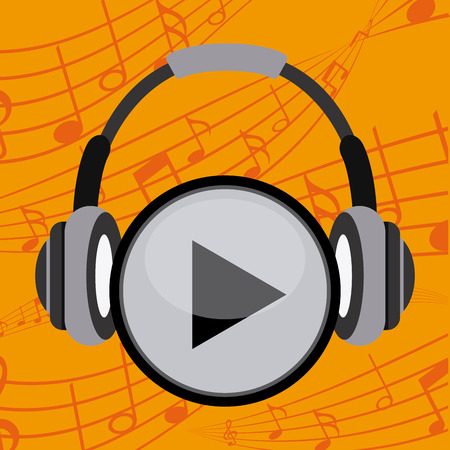 music lifestyle design, vector illustration eps10 graphicのイラスト素材