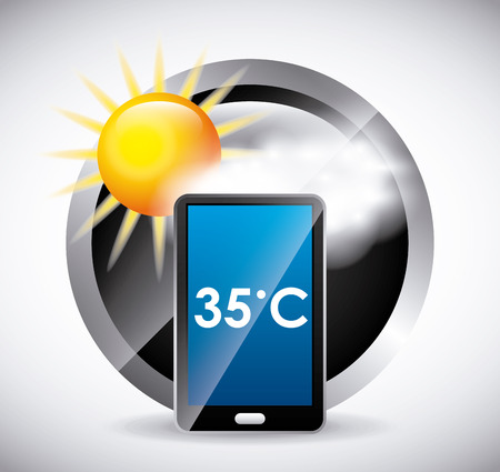 online weather design, vector illustration eps10 graphicのイラスト素材