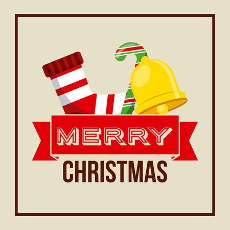 happy merry christmas design, vector illustration eps10 graphicのイラスト素材