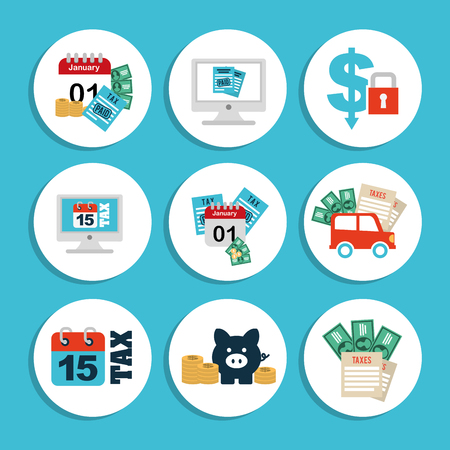business set icons design, vector illustration eps10 graphicのイラスト素材