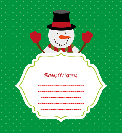 happy merry christmas design, vector illustration eps10 graphicのイラスト素材