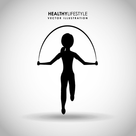 healthy lifestyle designのイラスト素材