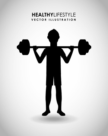 healthy lifestyle designのイラスト素材