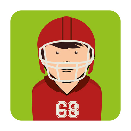 american football design, vector illustration eps10 graphicのイラスト素材